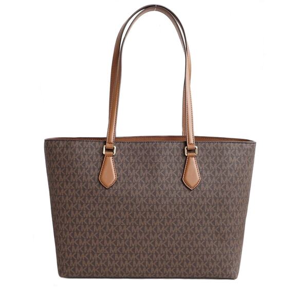 NWT Michael Kors Women’s Brown Sheila Large Signature Logo Tote Bag - Picture 3 of 4
